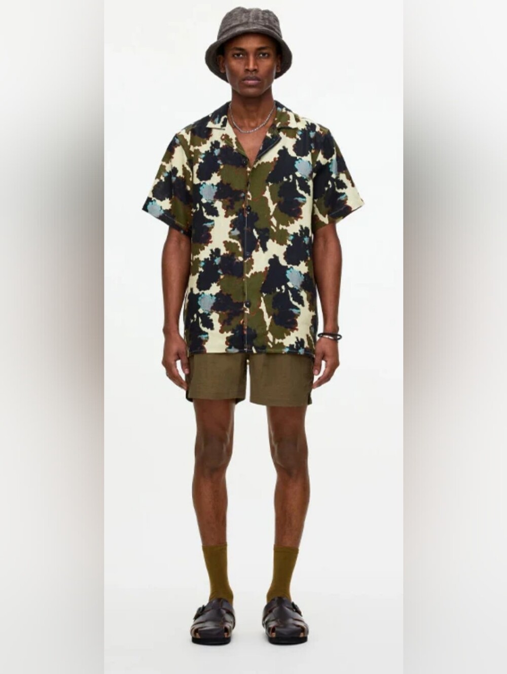 Martin + Osa Folige Cuba Linen Short-Sleeve  Shirt Size Medium NEW